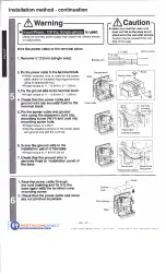 Preview for 10 page of Mitsubishi Electric JT-S1AP-S-NA Installation Manual