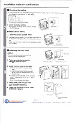 Preview for 11 page of Mitsubishi Electric JT-S1AP-S-NA Installation Manual