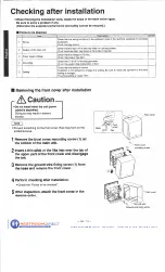 Preview for 12 page of Mitsubishi Electric JT-S1AP-S-NA Installation Manual