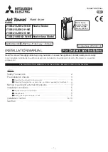 Mitsubishi Electric JT-SB216JSH2-H-NE Installation Manual предпросмотр