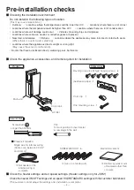 Preview for 3 page of Mitsubishi Electric JT-SB216JSH2-H-NE Installation Manual