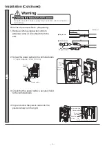 Preview for 8 page of Mitsubishi Electric JT-SB216JSH2-H-NE Installation Manual