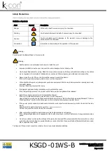 Preview for 4 page of Mitsubishi Electric k-con KSGD-01WS-B Installation And Operation Manual