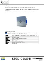 Preview for 7 page of Mitsubishi Electric k-con KSGD-01WS-B Installation And Operation Manual