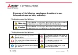 Preview for 5 page of Mitsubishi Electric KD Series User Manual