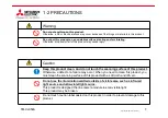 Preview for 7 page of Mitsubishi Electric KD Series User Manual