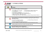 Preview for 8 page of Mitsubishi Electric KD Series User Manual