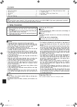 Preview for 2 page of Mitsubishi Electric KF12 Operation Manual