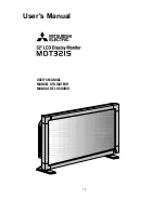 Mitsubishi Electric L325RM User Manual preview