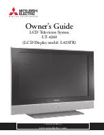 Mitsubishi Electric L423FR Owner'S Manual preview