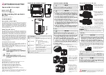 Preview for 2 page of Mitsubishi Electric L61P Installation Manual