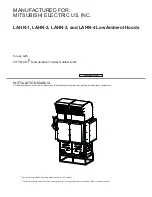 Preview for 1 page of Mitsubishi Electric LAHN-1 Installation Manual