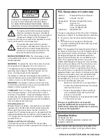 Preview for 3 page of Mitsubishi Electric LaserVue L75-A81 Owner'S Manual