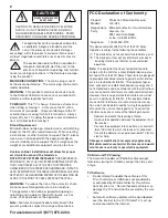 Preview for 2 page of Mitsubishi Electric LASERVUE L75-A94 Supplemental Owner'S Manual