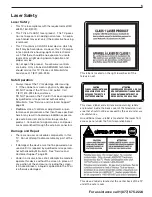 Preview for 5 page of Mitsubishi Electric LASERVUE L75-A94 Supplemental Owner'S Manual