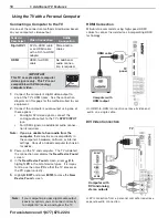 Preview for 10 page of Mitsubishi Electric LASERVUE L75-A94 Supplemental Owner'S Manual