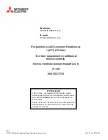 Preview for 50 page of Mitsubishi Electric LASERVUE L75-A94 Supplemental Owner'S Manual