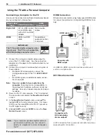Preview for 10 page of Mitsubishi Electric Laservue L75-A96 Owner'S Manual