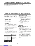 Предварительный просмотр 66 страницы Mitsubishi Electric LC62 CHASSIS XL6500LU Service Manual