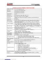 Preview for 5 page of Mitsubishi Electric LC62 CHASSIS XL6500U User Manual