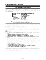 Предварительный просмотр 6 страницы Mitsubishi Electric LDT322V User Manual