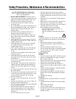 Предварительный просмотр 8 страницы Mitsubishi Electric LDT322V User Manual