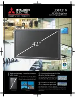 Preview for 1 page of Mitsubishi Electric LDT42V Information