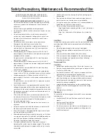 Preview for 8 page of Mitsubishi Electric LDT551V User Manual