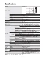 Preview for 58 page of Mitsubishi Electric LDT551V User Manual