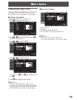 Preview for 19 page of Mitsubishi Electric LDT651P Operation Manual