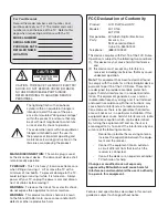 Preview for 2 page of Mitsubishi Electric LDTV146 Owner'S Manual