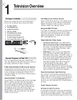 Preview for 6 page of Mitsubishi Electric LDTV146 Owner'S Manual