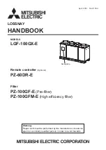 Preview for 1 page of Mitsubishi Electric LGF-100GX-E Handbook