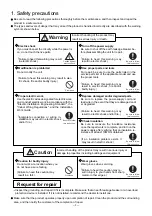 Preview for 3 page of Mitsubishi Electric LGF-100GX-E Handbook