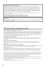 Preview for 6 page of Mitsubishi Electric LM55P4 User Manual