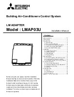 Mitsubishi Electric LMAP03U Installation Manual preview