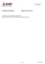 Mitsubishi Electric Lossnay LGH-200RVXT-E Technical Manual preview