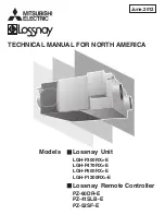 Mitsubishi Electric Lossnay LGH-F1200RX5-E Technical Manual preview