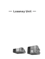 Preview for 8 page of Mitsubishi Electric Lossnay LGH-F1200RX5-E Technical Manual