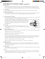 Preview for 5 page of Mitsubishi Electric LT-2220 Owner'S Manual