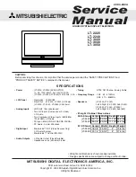 Preview for 1 page of Mitsubishi Electric LT-2220 Service Manual