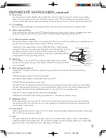 Preview for 5 page of Mitsubishi Electric LT-2240 Owner'S Manual