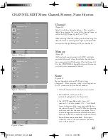 Предварительный просмотр 41 страницы Mitsubishi Electric LT-2240 Owner'S Manual