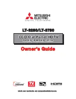 Mitsubishi Electric LT-3280 Owner'S Manual preview