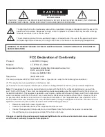 Preview for 2 page of Mitsubishi Electric LT-37132 Owner'S Manual