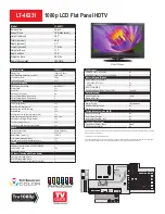 Preview for 2 page of Mitsubishi Electric LT-46231 Specification