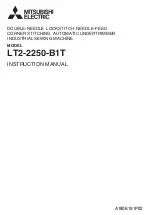 Preview for 1 page of Mitsubishi Electric LT2-2250-B1T Instruction Manual