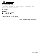 Preview for 1 page of Mitsubishi Electric LU-ST KIT Instruction Manual