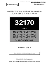 Preview for 1 page of Mitsubishi Electric M32170F3VFP User Manual