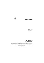 Preview for 1 page of Mitsubishi Electric M430i User Manual